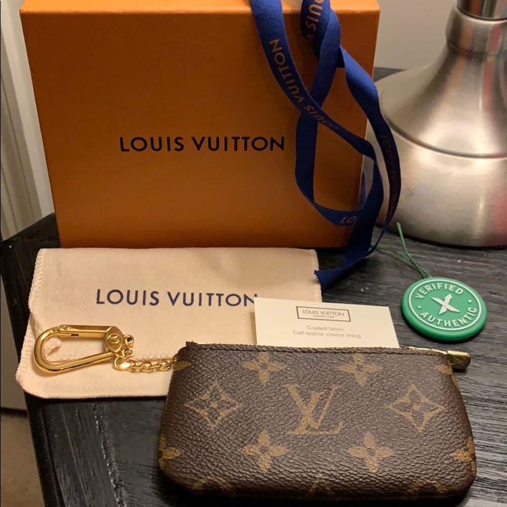 Louis Vuitton Key Pouch in Monogram Brown